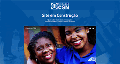 Desktop Screenshot of fundacaocsn.org.br